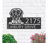 Custom House Numbers Plaques Great Dane Dog Address Sign Door Number Plaques for Wall Yard Garden House Signs for Outside Front Porch Sign House Warming Gifts New Home Gifts
