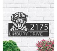 Custom House Numbers Plaques Jack Russell Dog Address Sign Door Number Plaques for Wall Yard Garden House Signs for Outside Front Porch Sign House Warming Gifts New Home Gifts