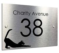 Custom House Sign for Pet Lovers | Acrylic Plaque | Cat Design