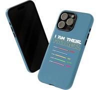 Custom I Am Their Father Lightsaber Phone Case - Personalized Star Wars Dad Gift - Funny Father’s Day Phone Case - Fits 16, 15, 14, 13, 12 Pro Max Plus, 11 Pro Max, SE, X, XR, XS, 8 7 Plus