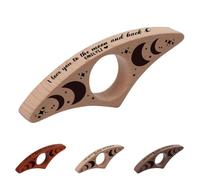 Custom I Love You to The Moon and Back Book Page Holder Dried Flower Resin Thumb Ring Page Holder Personalized Flower Resin Bookmark Reading Accessories for Teachers Book Lovers Literary