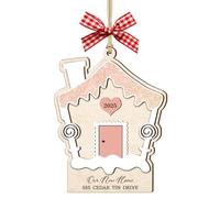 Custom In New Home 2025 Irregular Xmas Hanging Ornament Personalized Apartments Housewarming Decor Gift Custom Neighbor Homeowners Keepsake For Xmas Tree Personalized New Home Hanging Ornament