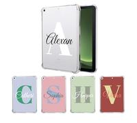 Custom Initials Case for iPad mini 5th Generation 2019 7.9-inch SM-A2133 A2124 A2126 A2125 Protective Covers Personalized Photo Text Name Slim Lightweight Shell Design Your Own Gift