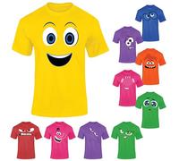 Custom Inside Our Feeling 2 Characters Out Costumes Emotional T Shirt Design Custom Tees - Adults & Kids, Funny Characters Angry - Anxiety - Joy - Embarrassment - Fear Halloween Tshirt Joy Yellow