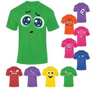Custom Inside Our Feeling 2 Characters Out Costumes Emotional T Shirt Design Custom Tees - Adults & Kids, Funny Characters Angry - Anxiety - Joy - Embarrassment - Fear Halloween Tshirt Envy Green