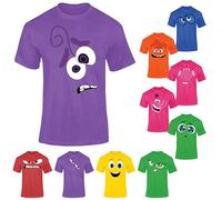 Custom Inside Our Feeling 2 Characters Out Costumes Emotional T Shirt Design Custom Tees - Adults & Kids, Funny Characters Angry - Anxiety - Joy - Embarrassment - Fear Halloween Tshirt Fear Purple