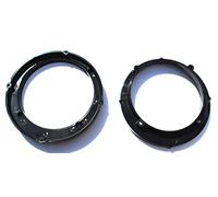 Custom Install Parts 5.25 to 6.5 Motorcycle Speaker Adapter Pair Rings Fitted for Victory XC Cross Country 2007 2008 2009 2010 2011 2012 2013 2014 2015