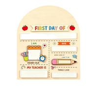 Custom Irst & Last Day of School Board,Personalized Sign with Name Reusable