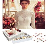 Custom Jigsaw Puzzle From Photo-1000/1500/2000/3000/4000/5000 Piece, Personalised Jigsaw Puzzle for Adults, Customized Wood with Picture Gifts for Family,Friend,Christmas, Valentine's Day h-3434