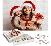 Custom Jigsaw Puzzle From Photo-1000/1500/2000/3000/4000/5000 Piece, Personalised Jigsaw Puzzle for Adults, Customized Wood with Picture Gifts for Family,Friend,Christmas, Valentine's Day h-2392