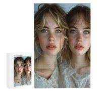 Custom Jigsaw Puzzle From Photo - 35-6000 Personalised Jigsaw Puzzle, Customized Wood with Picture Gifts for Family, Friend, Lover on Wedding, Birthday, Christmas, Valentine's Day (5000) x-148