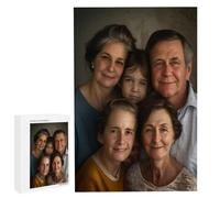 Custom Jigsaw Puzzle From Photo - 35-6000 Personalised Jigsaw Puzzle, Customized Wood with Picture Gifts for Family, Friend, Lover on Wedding, Birthday, Christmas, Valentine's Day (70) x-140