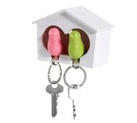 Custom Key Chain - Hazelnut Wall Key Chain | Couple Keychain For Wall | Decorative Hook Organizer With 2 Key Rings | Cute Entrance Word For Home Apartment RV, C