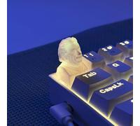 Custom Keycap for Mechanical Gaming Keyboard - Scientist Bust Design to Become Smarter