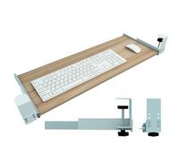 Custom Keycap Set， No Drilling Required, Ergonomic Desk Extender Arm Support Reduce Fatigue for Home/Office(Black,75x30cm(30x12Inch))