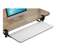 Custom Keycap Set & Wooden Keyboard Tray 25Kg Capaci Pull Out Shelf Cuter Arm Support & Wrist Rest 52x25cm (21x10 Inch) Upgrade Your Worpace Comfort!