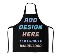 Custom Kitchen Apron Men&Women Add Your Text/Image/Photo Design Your Own Chef Apron Personalised Chefs Apron Customized Fun Apron Unique Kitchen & BBQ Gift