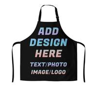 Custom Kitchen Apron Men&Women Add Your Text/Image/Photo Design Your Own Chef Apron Personalised Chefs Apron Customized Fun Apron Unique Kitchen & BBQ Gift