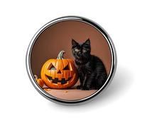 Custom Lapel Pin for Men Women Cute Cute Black Cat Brooch Pins for Hats Bags Jackets Backpacks Suits Shirts Shawls Scarves Decoration Jewelry Charms Badge Button Clothing Accessories