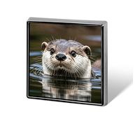 Custom Lapel Pin for Men Women Cute Cute Otter Brooch Pins for Hats Bags Jackets Backpacks Suits Shirts Shawls Scarves Decoration Jewelry Charms Badge Button Clothing Accessories