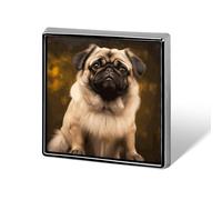 Custom Lapel Pin for Men Women Cute Pug Dog Brooch Pins for Hats Bags Jackets Backpacks Suits Shirts Shawls Scarves Decoration Jewelry Charms Badge Button Clothing Accessories