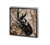 Custom Lapel Pin for Men Women Cute Rhinoceros Beetle Brooch Pins for Hats Bags Jackets Backpacks Suits Shirts Shawls Scarves Decoration Jewelry Charms Badge Button Clothing Accessories