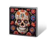 Custom Lapel Pin for Men Women Cute Sugar Skulls Brooch Pins for Hats Bags Jackets Backpacks Suits Shirts Shawls Scarves Decoration Jewelry Charms Badge Button Clothing Accessories