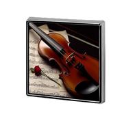 Custom Lapel Pin for Men Women Cute Violin Sheet Music Brooch Pins for Hats Bags Jackets Backpacks Suits Shirts Shawls Scarves Decoration Jewelry Charms Badge Button Clothing Accessories