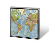 Custom Lapel Pin for Men Women Cute World Map Brooch Pins for Hats Bags Jackets Backpacks Suits Shirts Shawls Scarves Decoration Jewelry Charms Badge Button Clothing Accessories