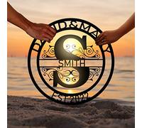 Custom Last Name Metal Sign Personalised Split Letter Metal Monogram Wall Decor Name Sign Personalized Wedding Gift Outdoor Wall Art