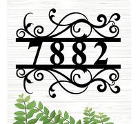 Custom Last Name Metal Sign, Personalized Family Name Sign for Front Door Wall Decor Art Gift DIY Art Decor for Outdoor Entryways, Doors, Homes, Gardens