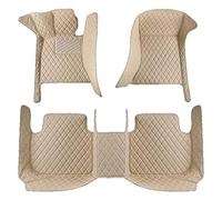 Custom Leather Car Floor Mats for Changan UNI-T Unit 2020-2024 (RHD), Car Floor Mats Custom Full Coverage Front Rear Carpet Waterproof Non-Slip Floor Liner,E/Beige