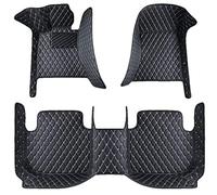 Custom Leather Car Floor Mats for Jeep Gladiator 2020 2021 2022 2023 (RHD), Car Floor Mats Custom Full Coverage Front Rear Carpet Waterproof Non-Slip Floor Liner,B/Black and Beige