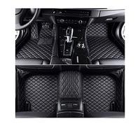 Custom Leather Car Floor Mats for Volvo XC90 2015-2019 (RHD), Full Surrouded Leather Waterproof Carpets Mats Auto Protection Interior Accessories,A/All Black