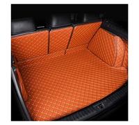 Custom Leather Car Trunk Mats For Cadillac For CT6 2016-2019 Rear Trunk Floor Mat Tray Carpet Mud Trunk Mat(Brown,B)