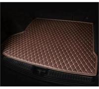 Custom Leather Car Trunk Mats For Tiguan 2009-2021 Rear Floor Mat Tray Carpet Mud Car Trunk Mats(Brown)