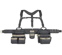 Custom LeatherCraft 6714 31 Pocket, Heavy Duty Framers 5-Piece Comfortlift Combo Tool Belt System by Custom Leathercraft