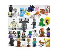 Custom Lego Mine craft Video Game Hero 29 X Mini figures Toy Creeper Enderman
