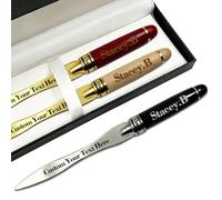 Custom Letter Opener Personalised Engraved Envelope Opener with Name Desk Accessory for Men Women Boss Office Father's Day Birthday Gift