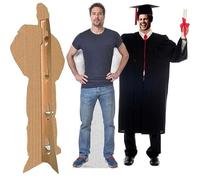 Custom Life Size Cardboard Cutout, Personalized Cardboard Cutout with Stand, High Resolution Human Stand Up, Upload Your Own Photo for Wedding Party Graduation Decor (3 ft)
