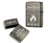 Custom Lighter Case for Zippo with Photo Or Logo,Personalized Metal Lighter Cover without Insert - Durable and Robust Lighter Case Compatible with Zippo#11