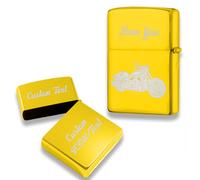 Custom Lighter Case for Zippo with Photo Or Logo,Personalized Metal Lighter Cover without Insert - Durable and Robust Lighter Case Compatible with Zippo#13