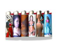 Custom Lighter Stickers with Own Pictures, Personalize Lighters PVC Film Wraps Reusable up to 3 Times - 48 Pack Upload 4 Photos Suitable for Bic Pocket Ideal for Gifts(Lighter Not Included)