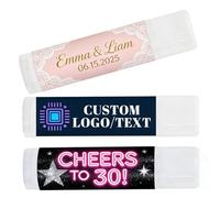 Custom Lip Balm Bulk with Logo Personalized Chapstick, Marketing Promotional Items with Your Logos, Customized Logo Promotional Products for Business Wedding & Event Favors (30PCS)