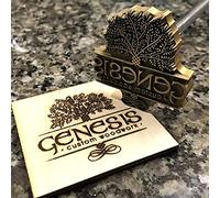 Custom Logo Branding Iron Personalized Heat Stamp Gift for Woodworkers and Craftman Handcrafted by Design (1"x1")