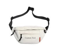 Custom Logo Crossbody Bags,Personalized Nylon Waterproof Fanny Pack Sling Bag for Men & Women, Lightweight Chest Bag for Outdoor Sports, Travel
