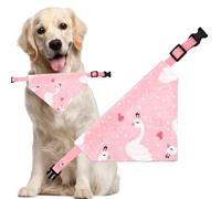 Custom Logo Dog Scarf - Personalized Pet Bandana, Washable Polyester for Everyday Use