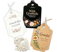 Custom Logo Hang Tags Thick Cardstock for Wedding Birthday Christmas Party | Thick Cardstock Hang Tags, Custom Logo Small Business Branding Birthday Christmas Party Labels, Invitations Jewelry Crafts