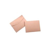Custom Logo Mini Envelope Bank Credit Card Envelopes Mebership Sleeve Thickened Pearl Paper Gold Stamping(Pink,40pcs)