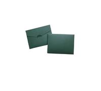Custom Logo Mini Envelope Bank Credit Card Envelopes Mebership Sleeve Thickened Pearl Paper Gold Stamping(Green,50pcs)